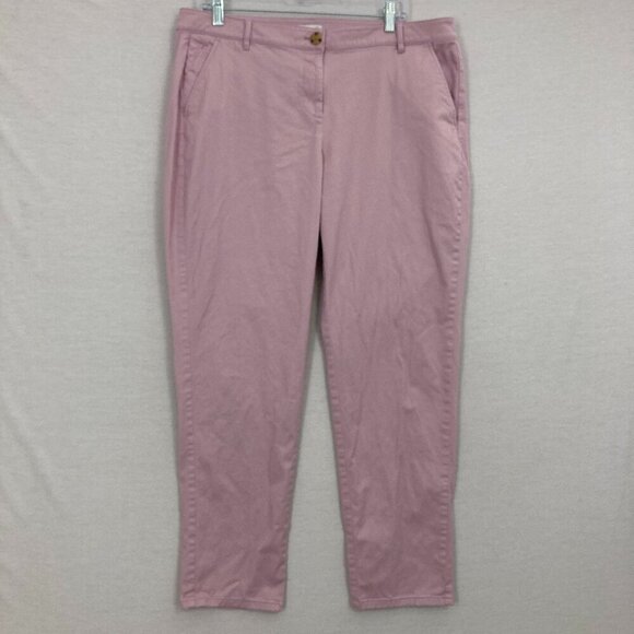 J. Jill Light Purple Soft Stretch Comfy Slim Leg Pants size 16 Preppy Casual - Picture 1 of 10